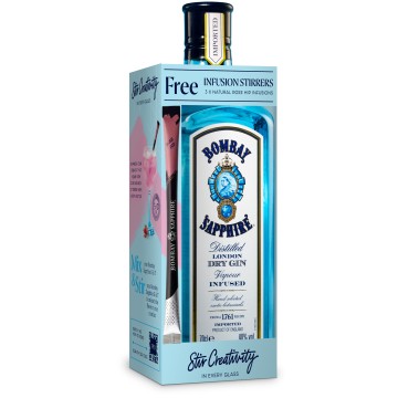 Bombay Sapphire gin - Stirr creativity pack