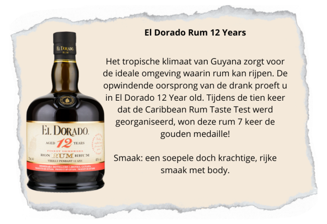 El Dorado Rum 12 Years - uw topSlijter - nb website 
